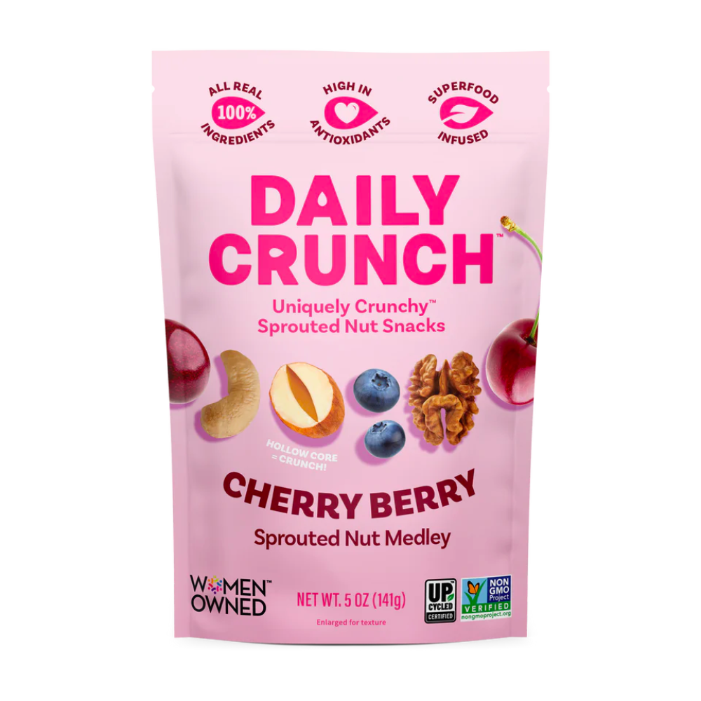 Daily Crunch, Cherry Berry Sprouted Nut Medley Basquet