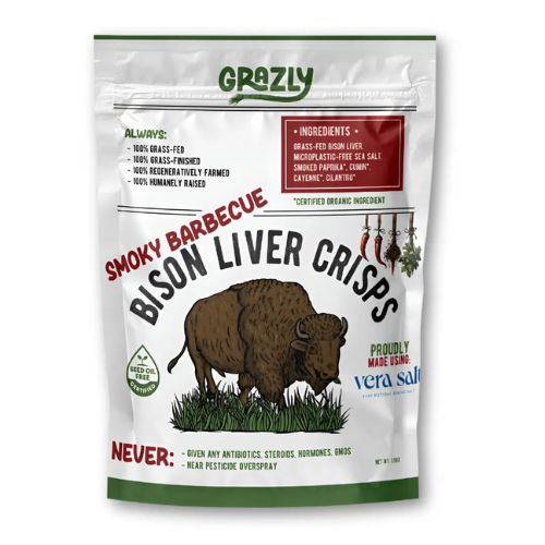 Smoky BBQ Bison Liver Crisps