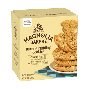 Banana Pudding Classic Vanilla Cookies with White Chocolate Chips