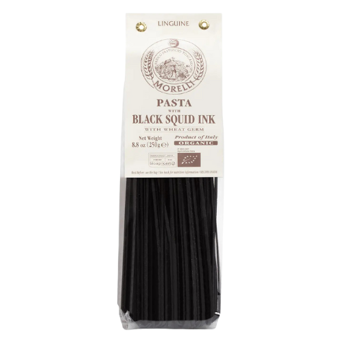 Organic Squid Ink Linguine Pasta