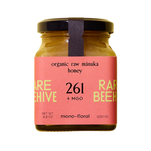 Premium Organic Raw Mānuka Honey 261+ MGO