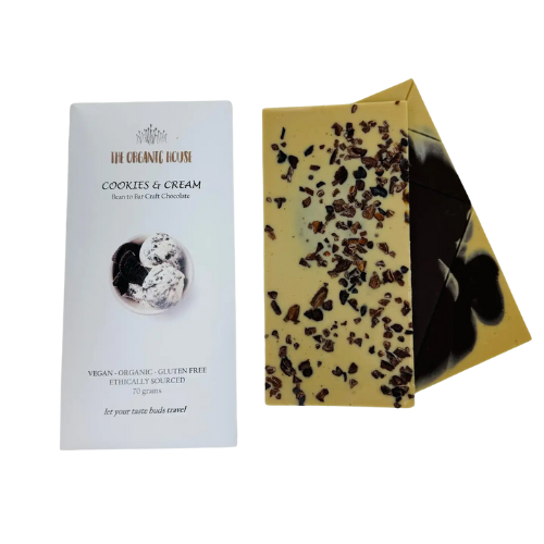 Organic Cookies & Cream Chocolate Bar