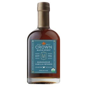 Madagascar Vanilla Infused Organic Maple Syrup