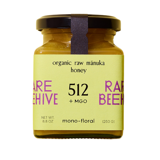 Premium Organic Raw Mānuka Honey 512+ MGO