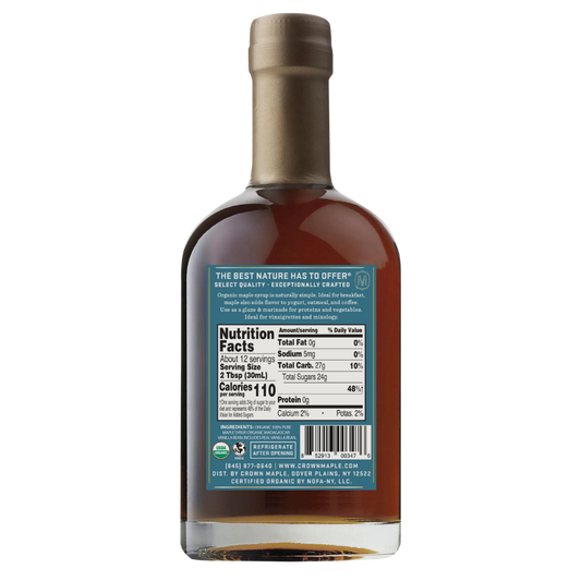 Madagascar Vanilla Infused Organic Maple Syrup