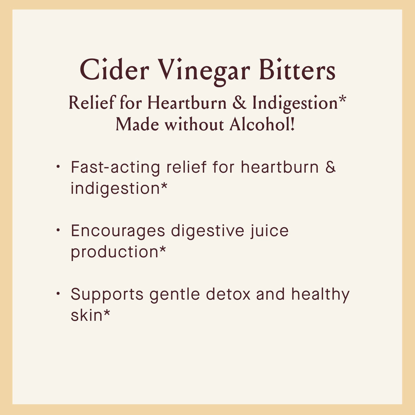 Cider Vinegar Digestion Bitters