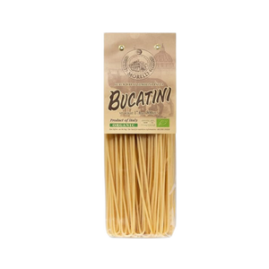 Organic Bucatini Pasta from Durum Wheat Semolina