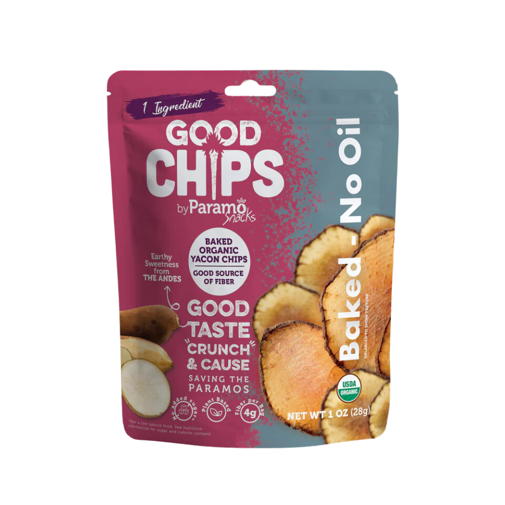 Baked Organic Yacon Crisp Chips