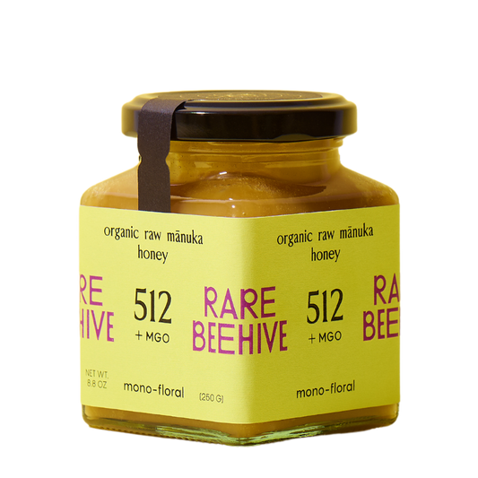 Premium Organic Raw Mānuka Honey 512+ MGO