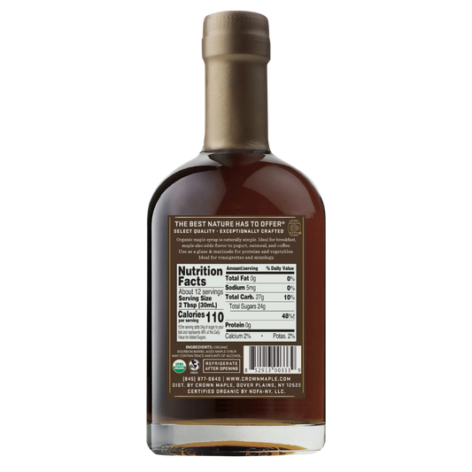 Bourbon Barrel Aged Organic Maple Syrup