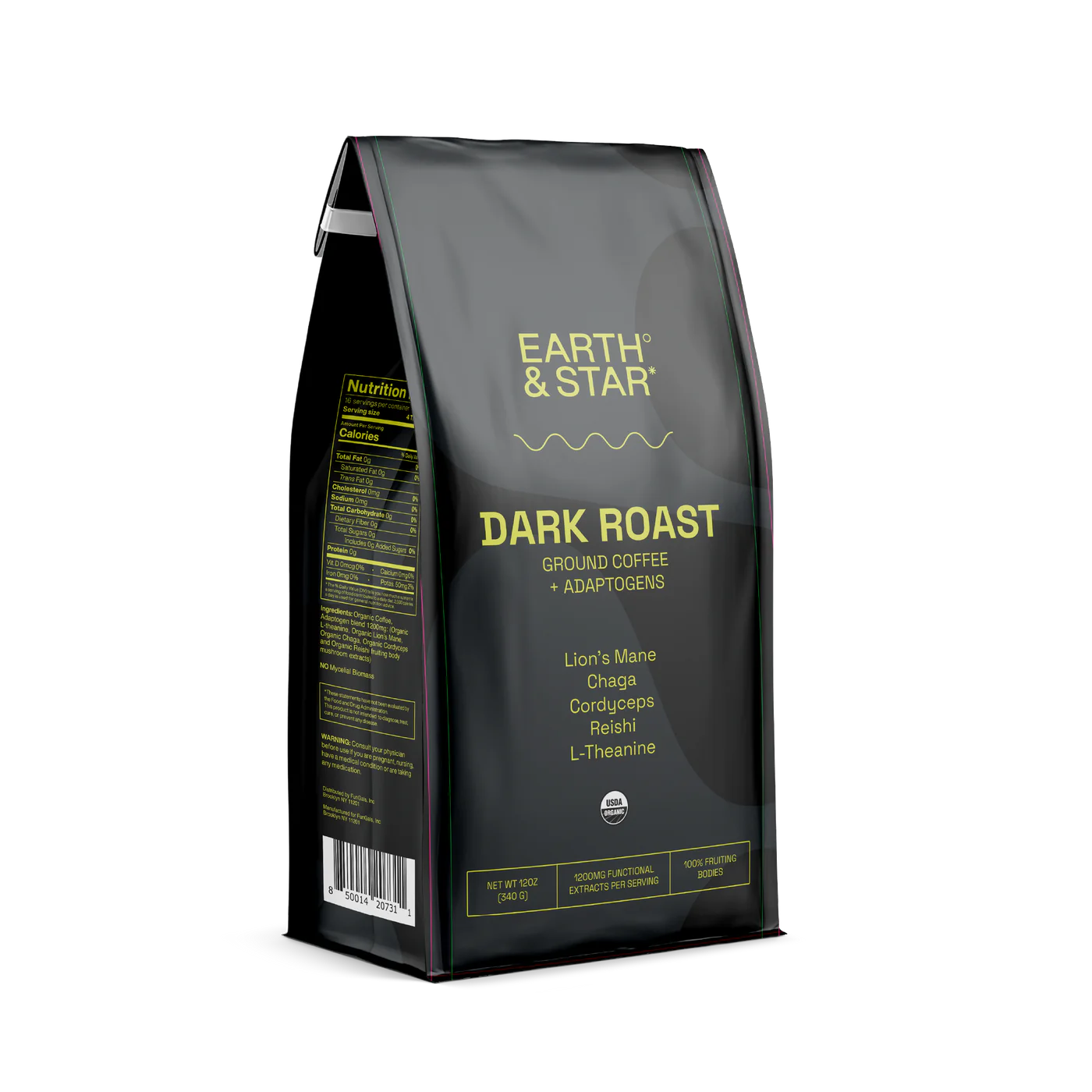 Organic Ground Coffee, Dark Roast