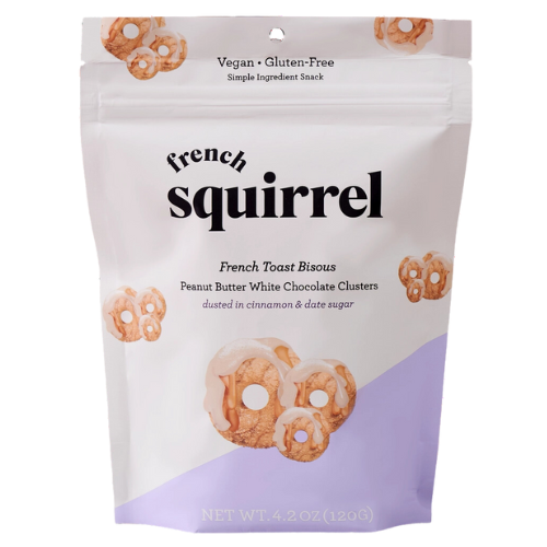 French Toast Bisous: White Chocolate Pb Cereal Clusters