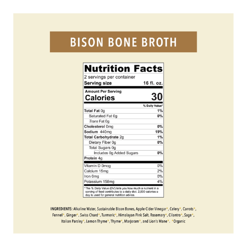 Bison Bone Broth