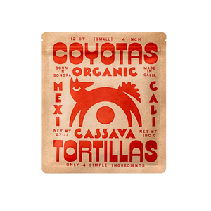 Organic Cassava Tortillas Small (4