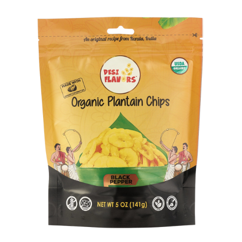 Black Pepper Organic Plantain Chips