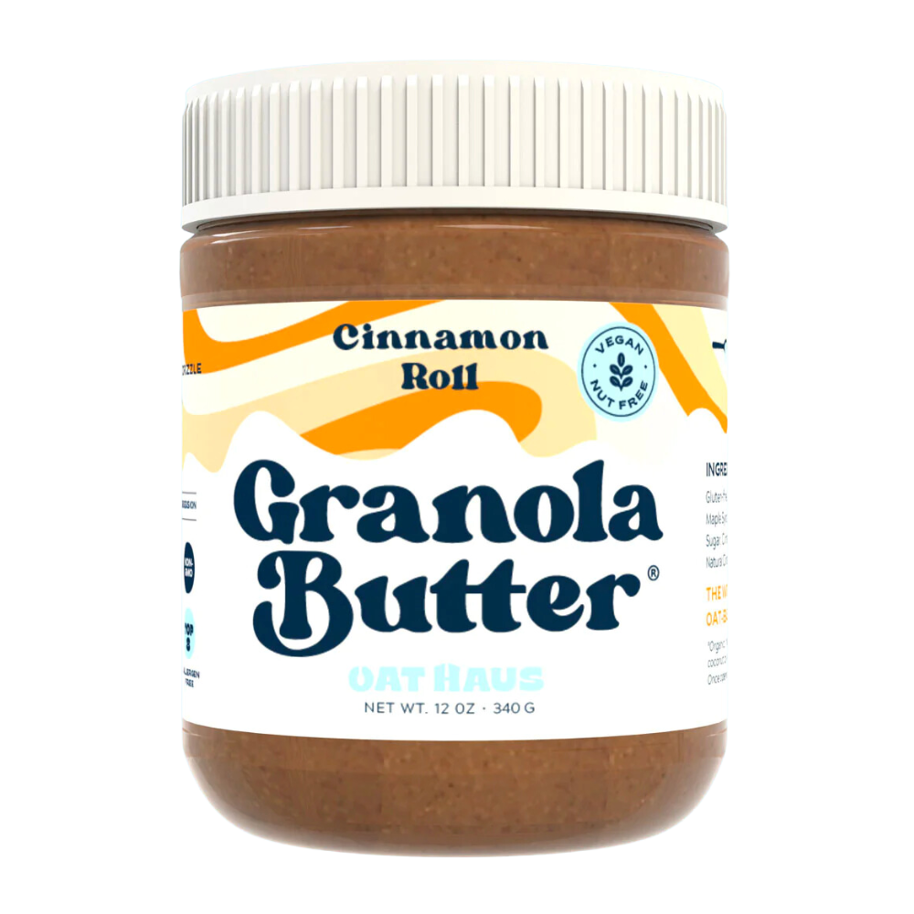 Cinnamon Roll Granola Butter