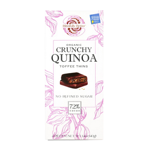 Crunchy Quinoa Toffee Thins