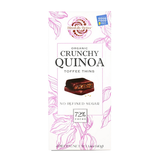 Crunchy Quinoa Toffee Thins