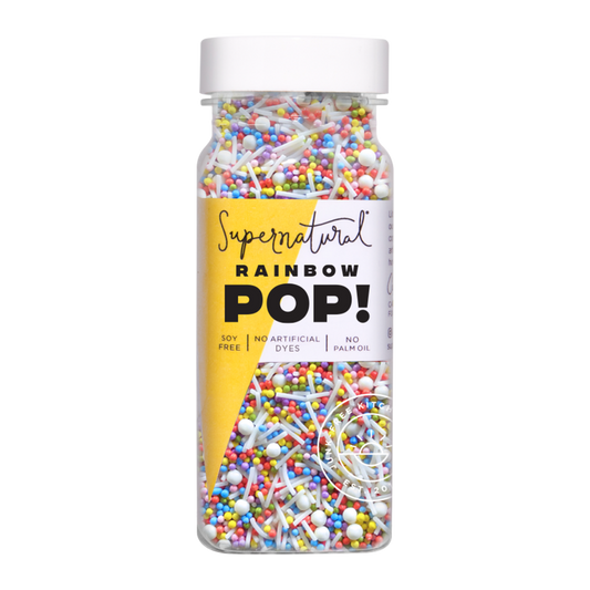 Dye-Free Rainbow Sprinkles Rainbow Pop!